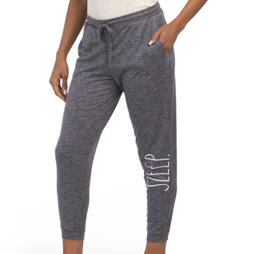 Rae Dunn Gray Sleep Joggers